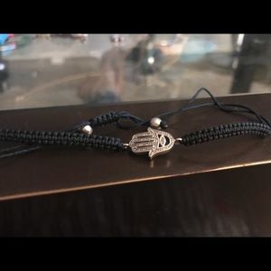 1 day sale, Kay’s .925 and diamond hamsa Bracelet